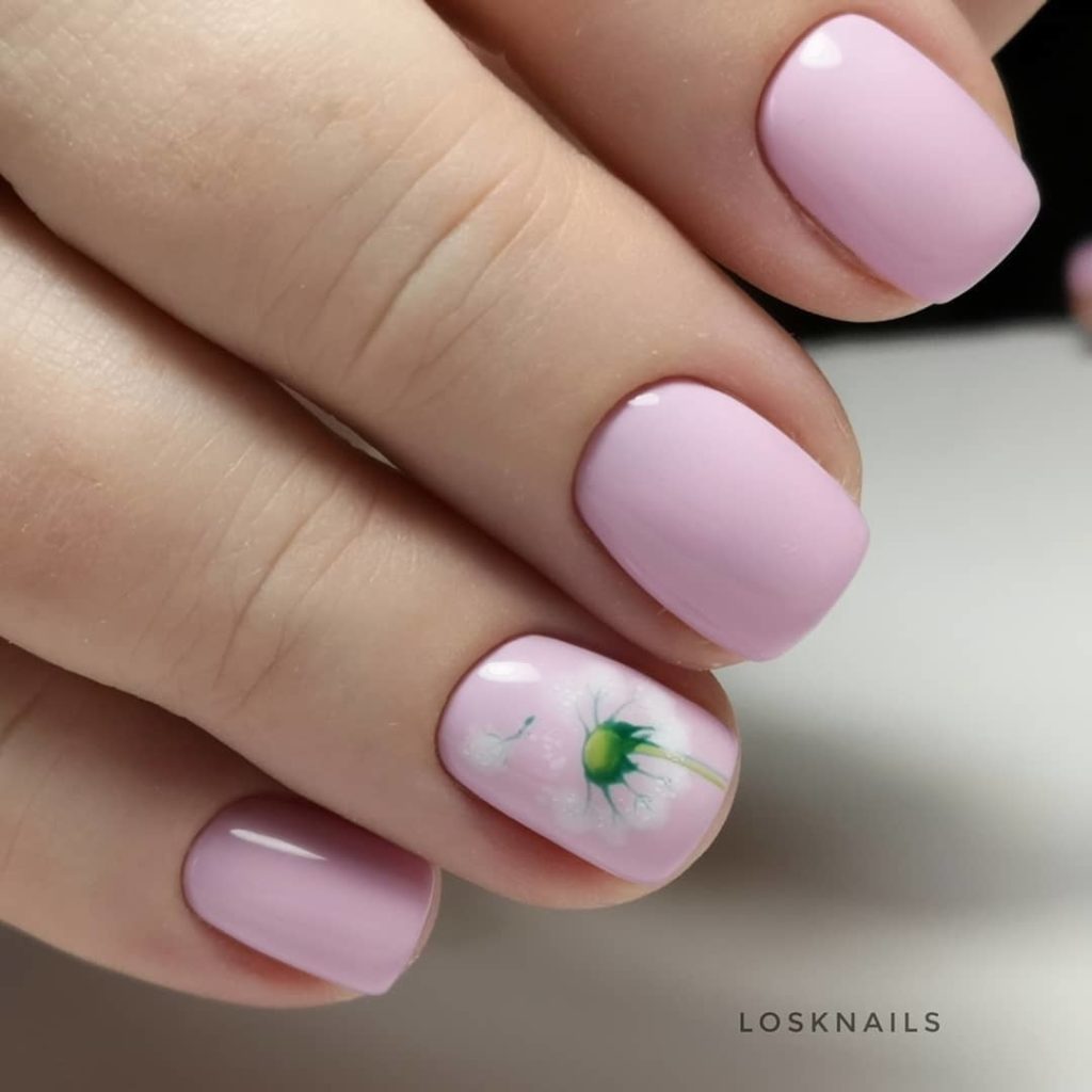 Дизайн ногтей с розовым гель лаком (73 фото)