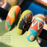 Африканский дизайн ногтей с тематическими узорами, принтами и рисунками
